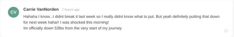 Client win message