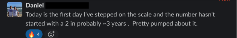 Client win message