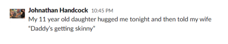 Client win message