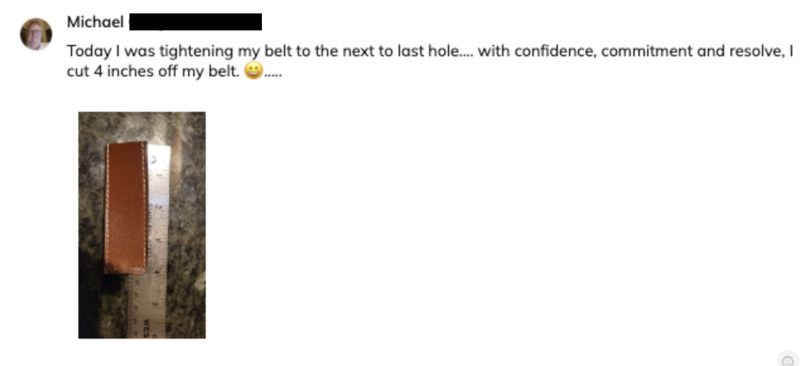 Client win message