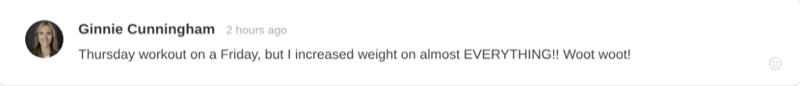 Client win message