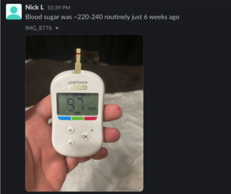 Client win message
