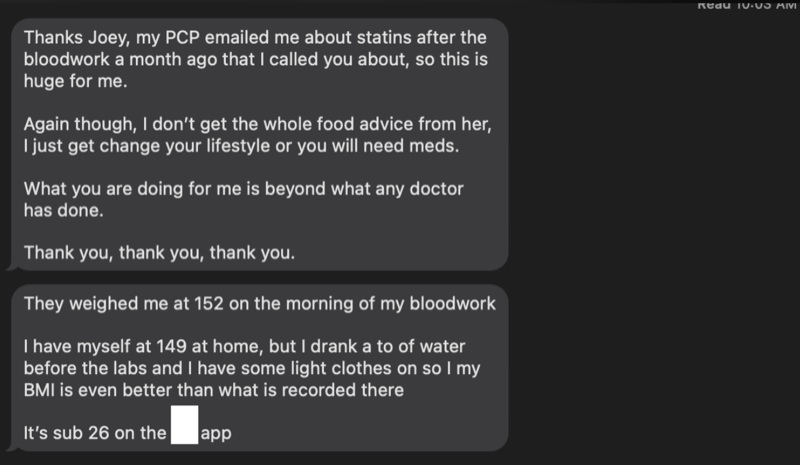 Client win message