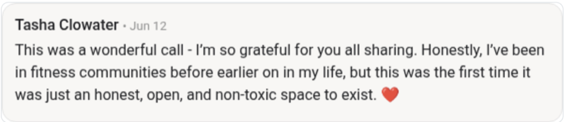 Client win message